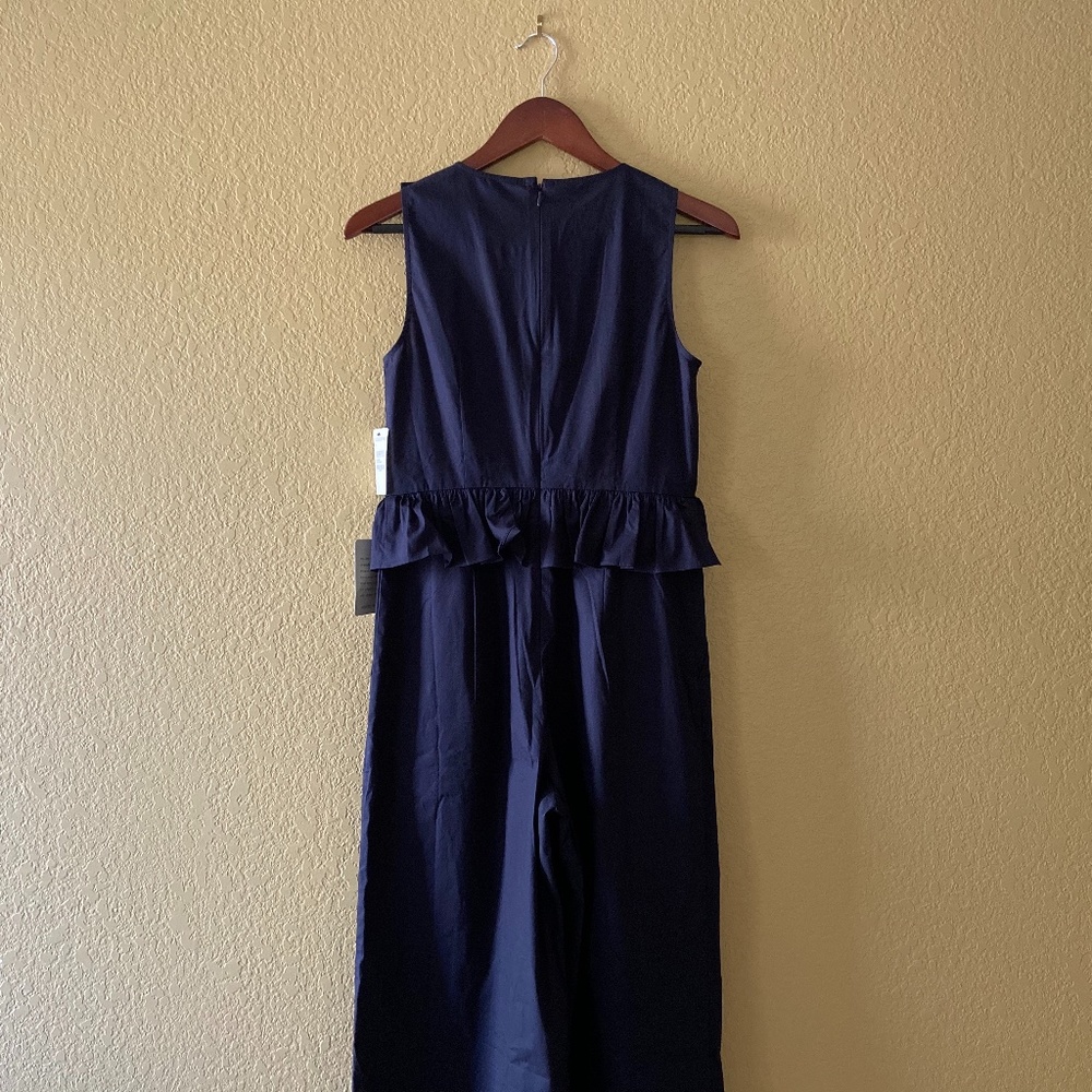 Blue Ruffled Jumpsuit - Picture 3 of 5
